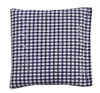 Black and White Checkers Print Square Rice Bag in Cotton Fabric