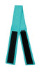 Aqua Blue Fabric Belt with Hook and Loop Closure (3 inches wide)