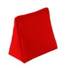 Wedge Rice Bag with Red Organic Cotton Fabric