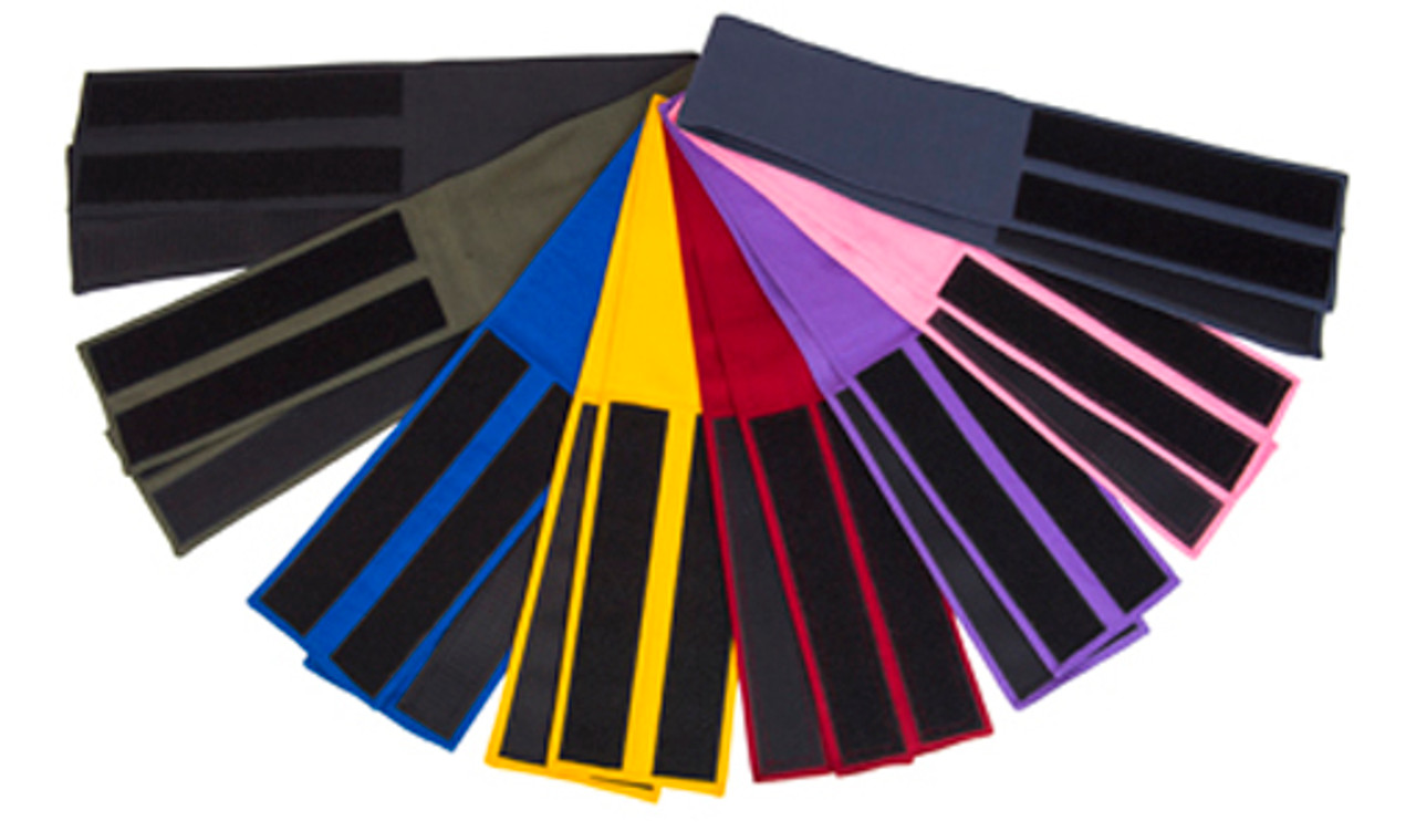 Maroon Velcro Fabric Belt
