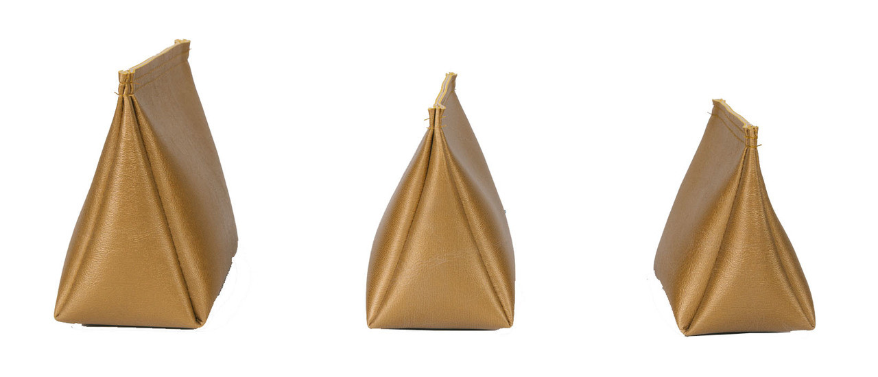 Wedge Rice Bag with Metallic Gold Vinyl - HappySew.com