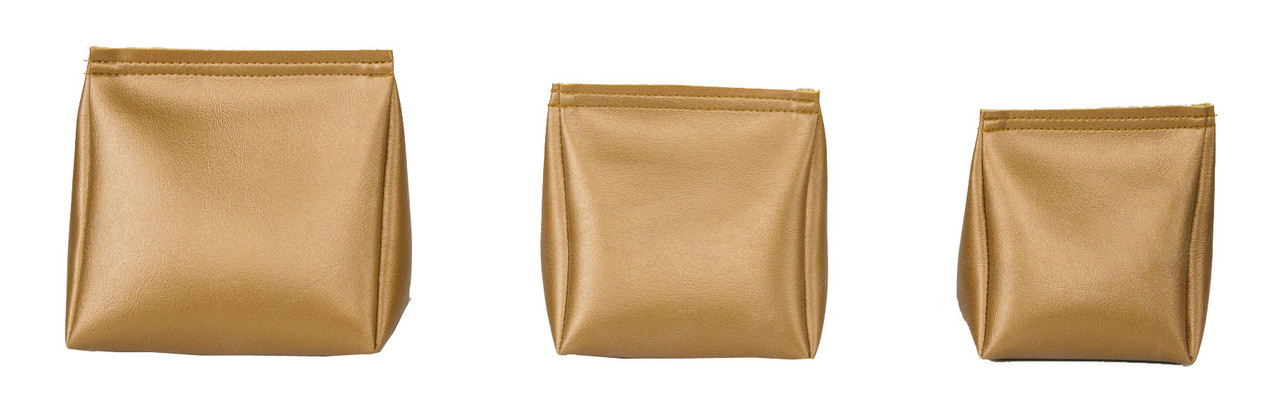 Wedge Rice Bag with Metallic Gold Vinyl - HappySew.com