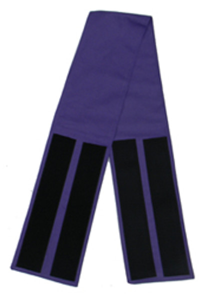 Purple Velcro Fabric Belts - 5 Inches