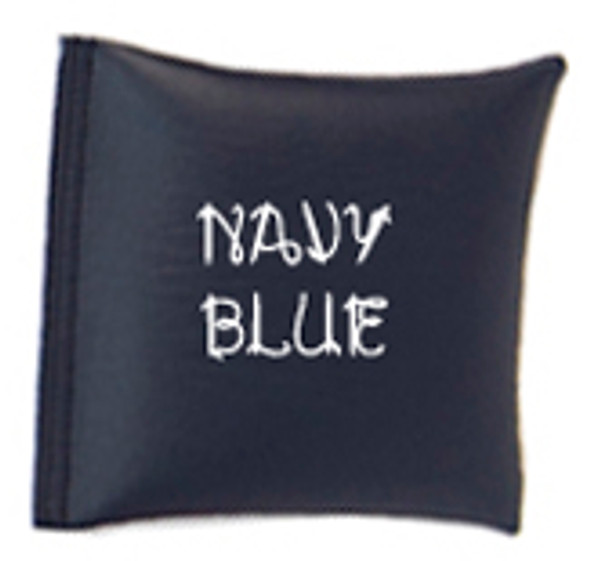 Square Rice Bag in Navy Blue Vinyl