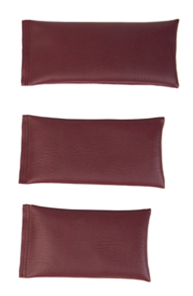 Rectangular Rice Bag with Maroon Vinyl