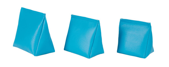 Wedge Rice Bag with Turquoise Vinyl