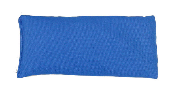 Rectangular Rice Bag with Royal Blue Organic Cotton Fabric
