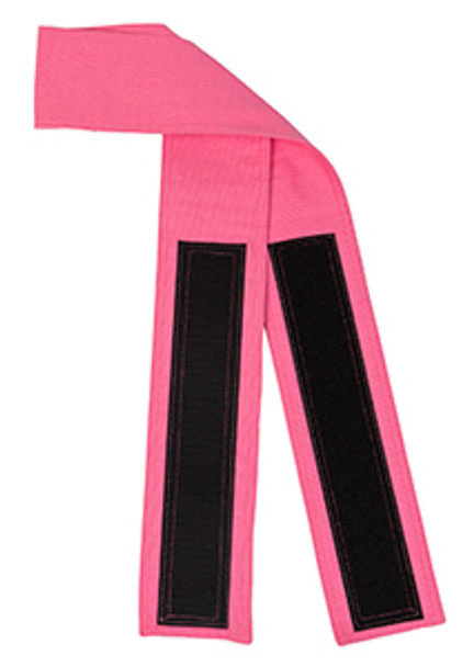 Pink Velcro Fabric Belt - 3 inches wide