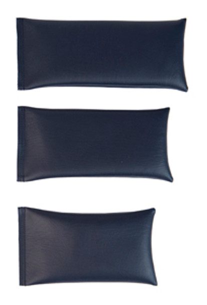 Rectangular Rice Bag with Navy Blue Vinyl - Large