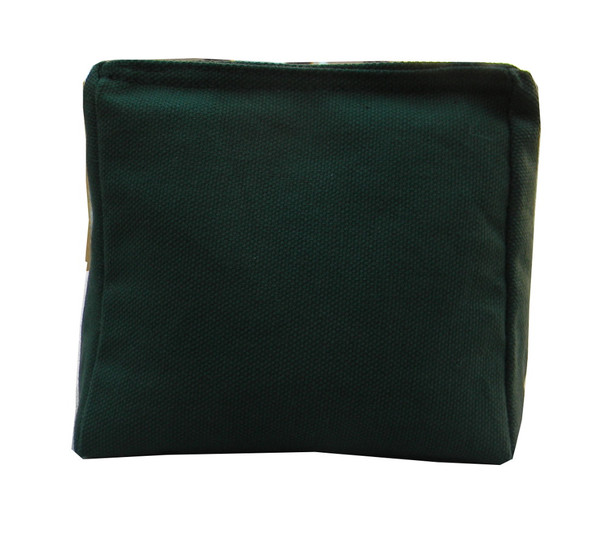 Wedge Rice Bag with Light Hunter Green Cotton Fabric