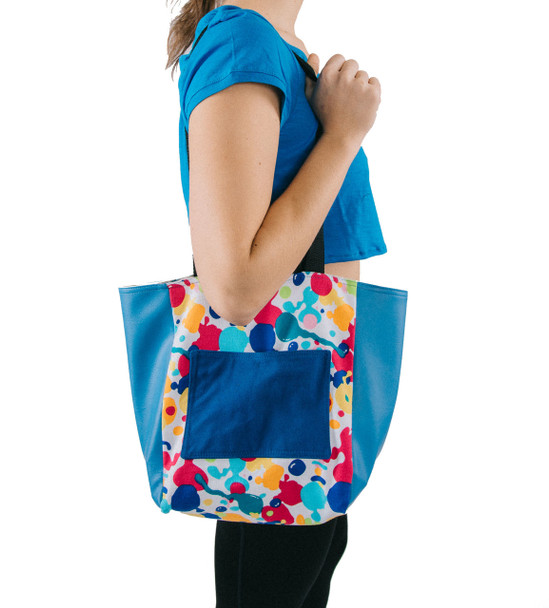 Fabric Tote Bag (Shoulder View)