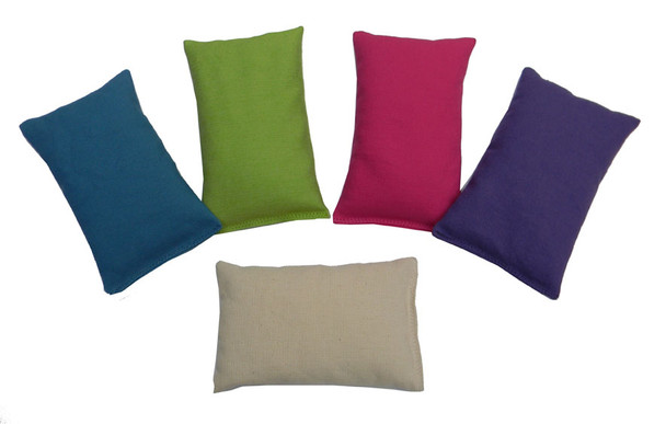 Bundle of 5 Tiny Bags in Cotton Fabric ( 6" x 3.75" x 1")