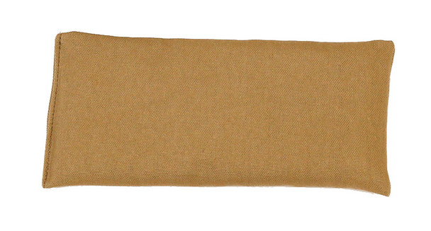 Rectangular Rice Bag with Khaki Organic Cotton Fabric