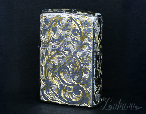 Thom's Limited Edition Zippo Lighter - American / English Scroll Design  Type 1