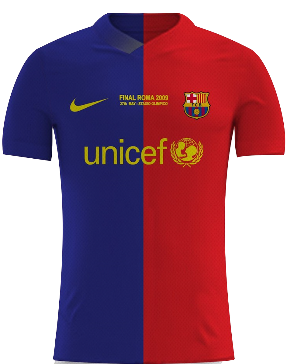Barcelona 08/09 Men's Home Retro Shirt UCL Edition