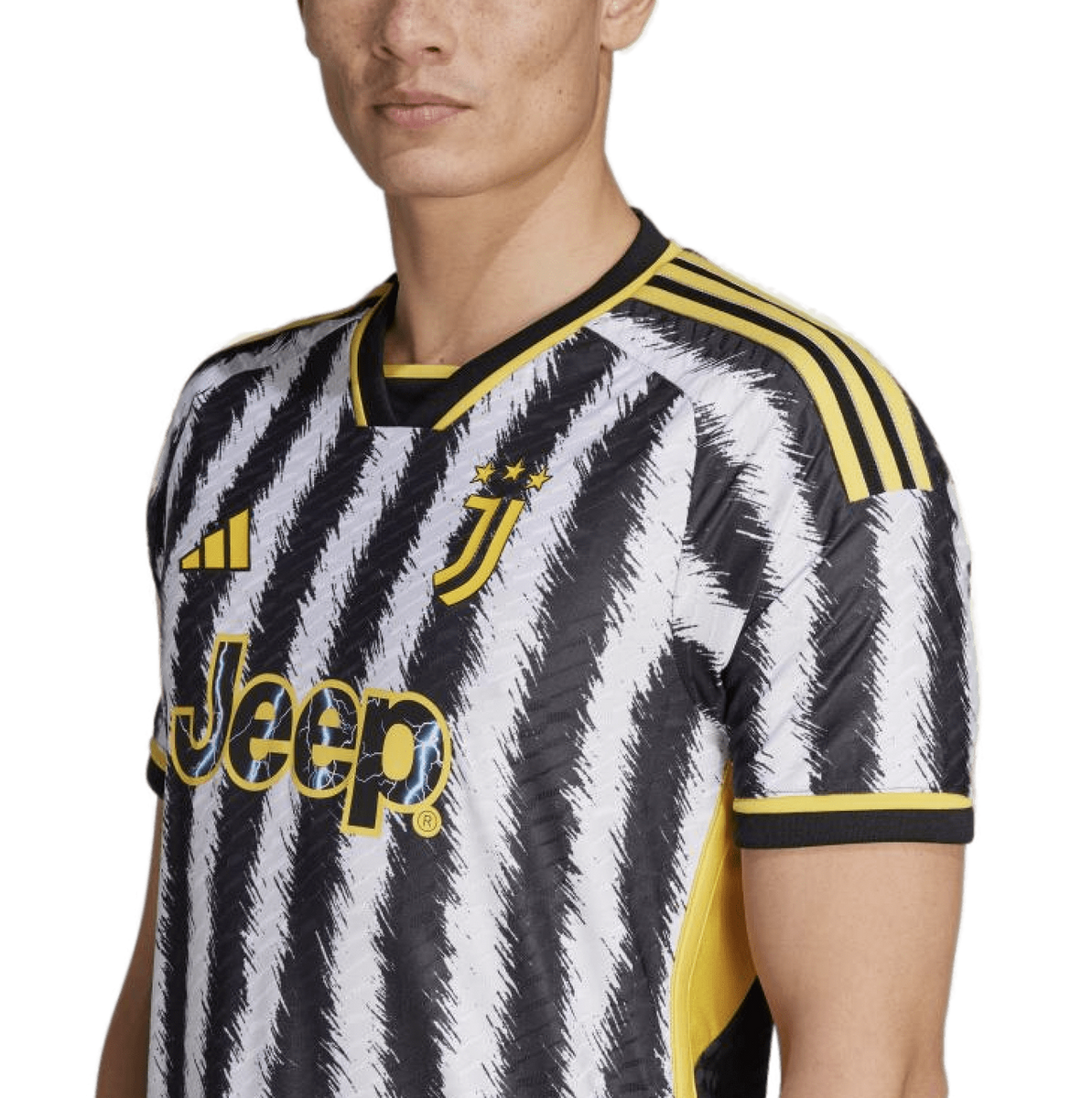 CHIESA #7 Juventus 23/24 Authentic Men's Home Shirt