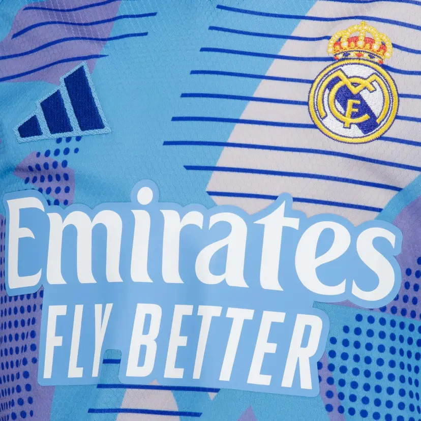 Real Madrid 24/25 Kid's Home Goalkeeper Shirt and Shorts