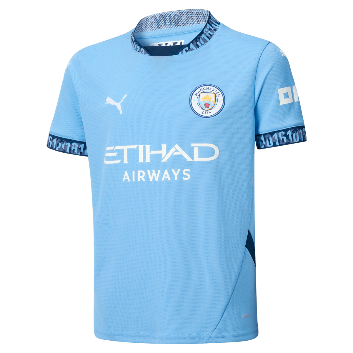 DE BRUYNE #17 Manchester City 24/25 Kid's Home Shirt and Shorts - PL Font