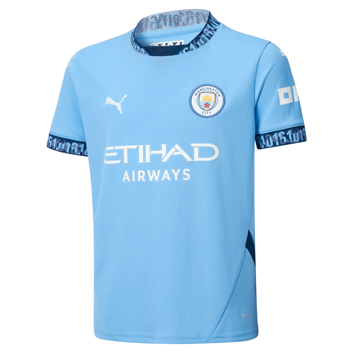 HAALAND #9 Manchester City 24/25 Kid's Home Shirt and Shorts - Man City Font