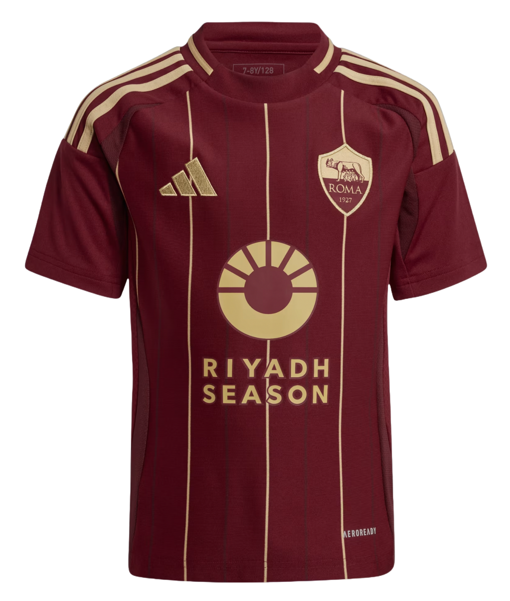 AS Roma 24/25 Kid's Home Shirt and Shorts