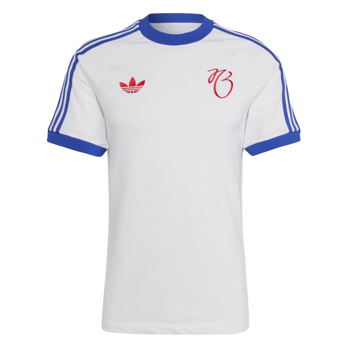 Real Madrid 24/25 Men's JB White 3-Stripes T-Shirt