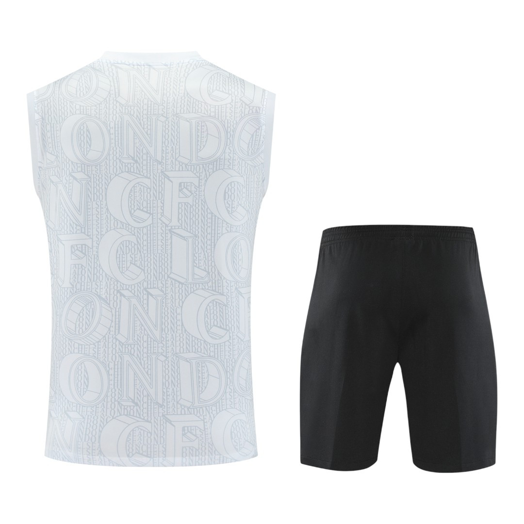 Chelsea 25/26 Men's White Pre-Match Tank Top