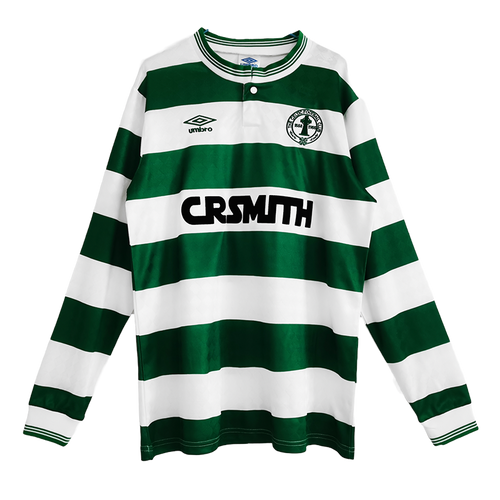 Celtic 87/88 Men's Home Retro Long Sleeve Shirt