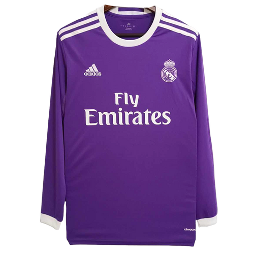 Real Madrid 16/17 Men's Away Retro Long Sleeve Shirt