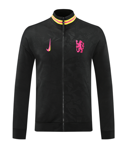 Chelsea 24/25 Men's Black Long Zip Jacket