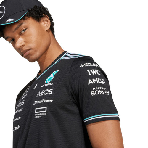 Mercedes-AMG 2025 Black Authentic Driver T-Shirt