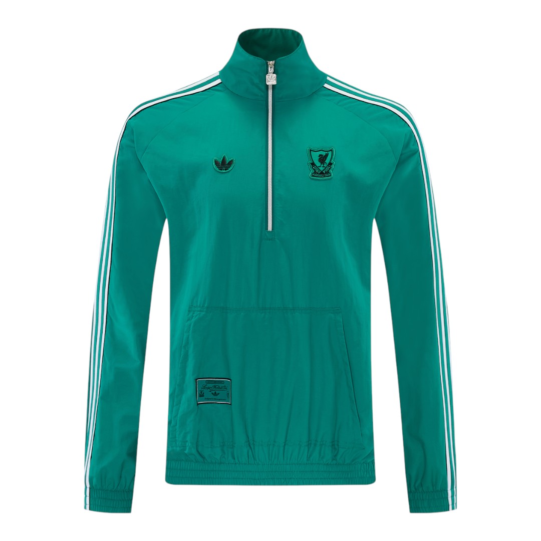Liverpool 25/26 Men's Green Half Zip Jacket