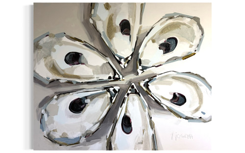 Half Dozen Oyster Shells by Jeremy Joseph