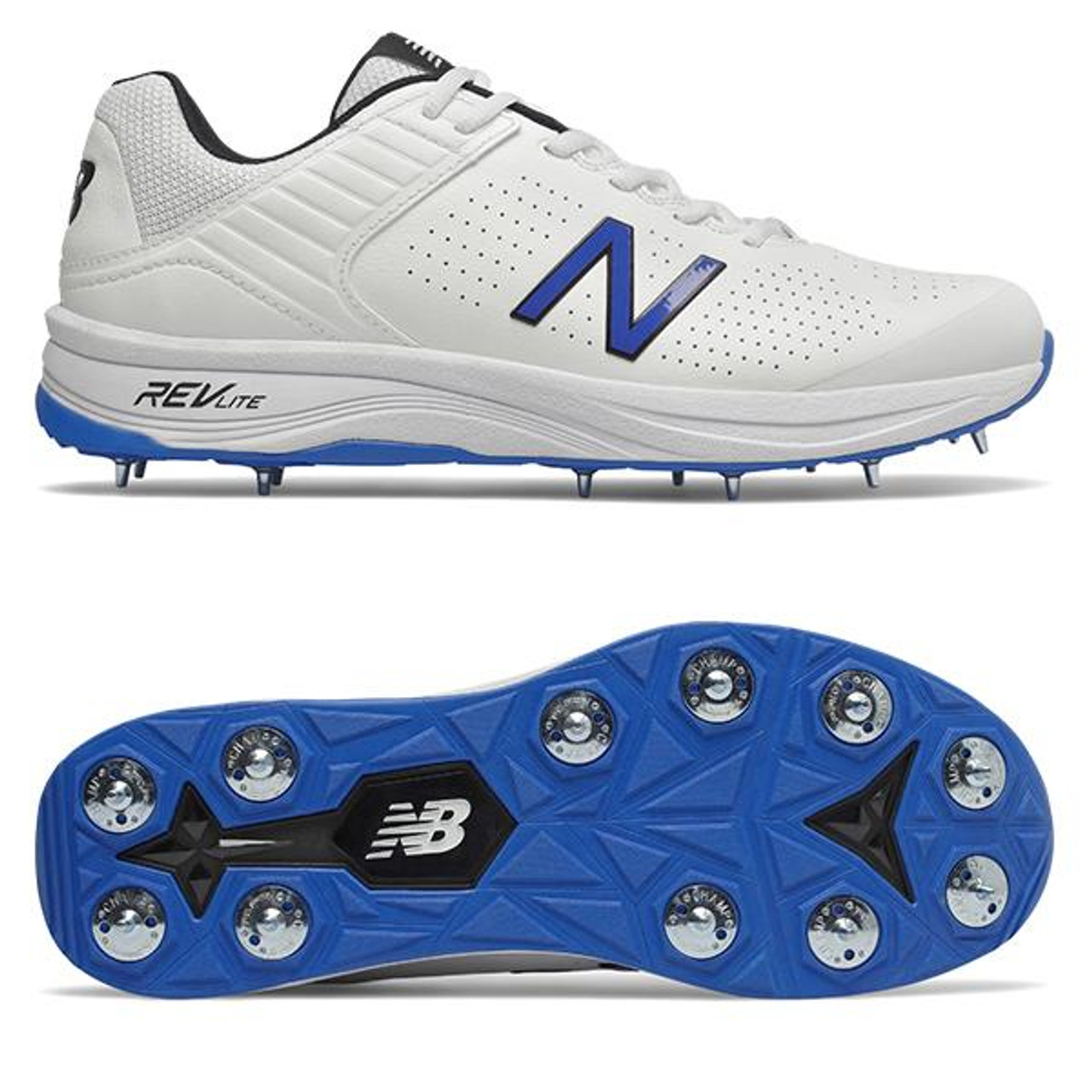 New balance deals cricket shoes blue