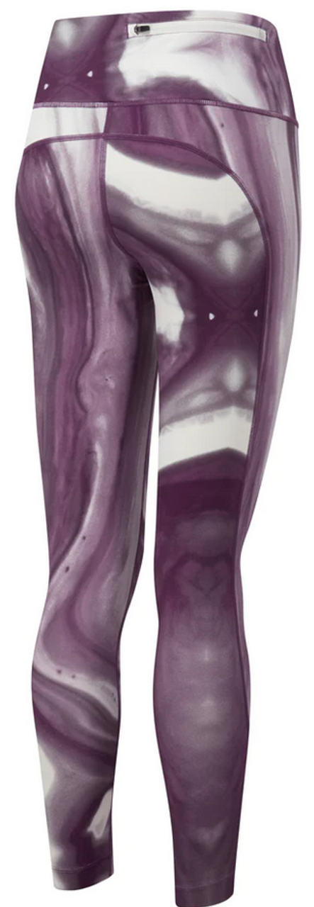 Buy Ron Hill Womens Life Running Tights Limestone/Grape Marble