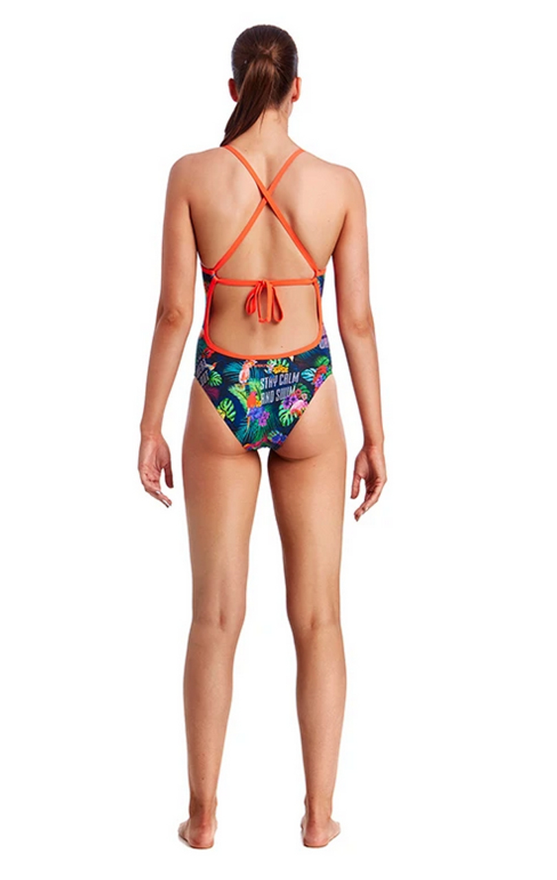 Funkita Women's French Plait Tie Me Tight One Piece Swimsuit - Ly Sports