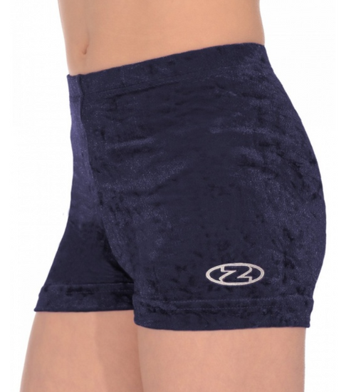 The Zone Crushed Velour Gymnastics Shorts Junior Z106B