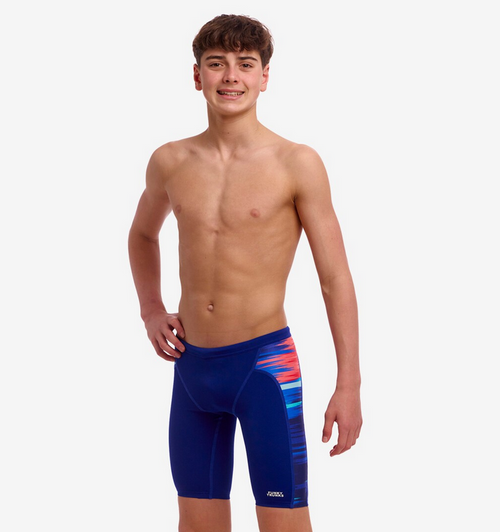 Funky Trunks Boy's Training Jammers - Storm At Sea