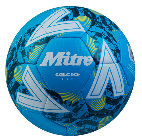 Mitre Calcio Training Football Blue White