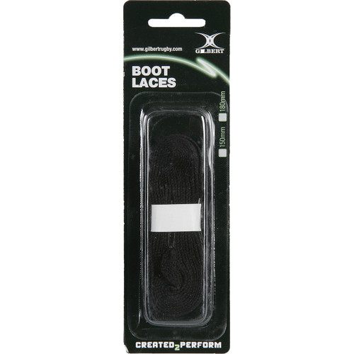 Gilbert Rugby Boots' Laces Black 150cm