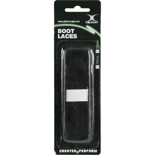 Gilbert Rugby Boots' Laces Black 180cm