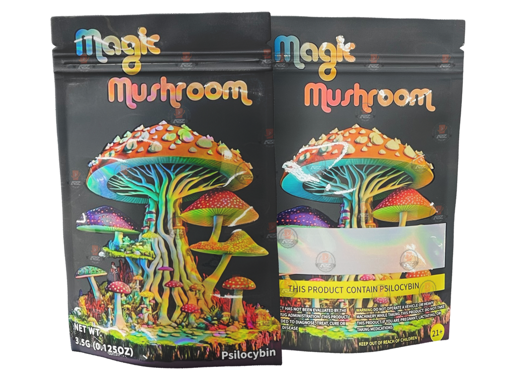 Magic Mushroom Mylar bags - Psilocybin