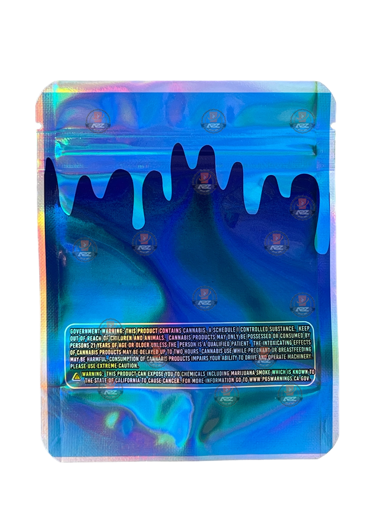 Blueberry Kampot 3.5g Mylar Bag Holographic