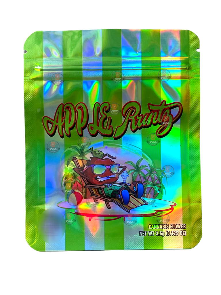 Apple Runtz 3.5g Mylar Bag Holographic