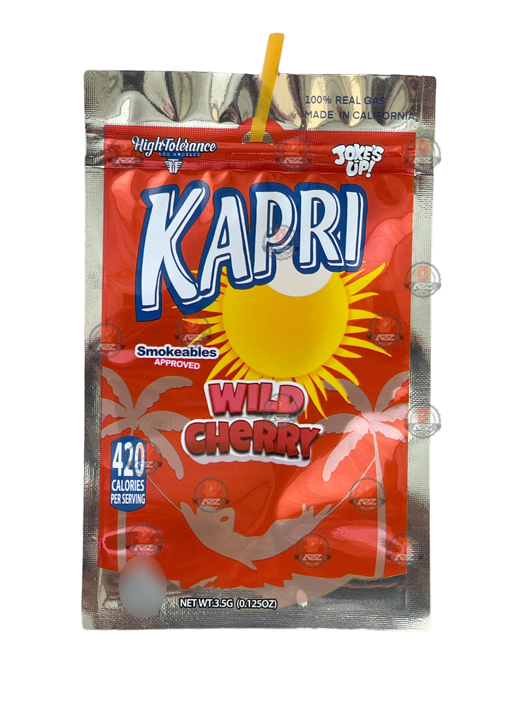Kapri Wild Cherry 3.5g Mylar bag High Tolerance-Jokes up