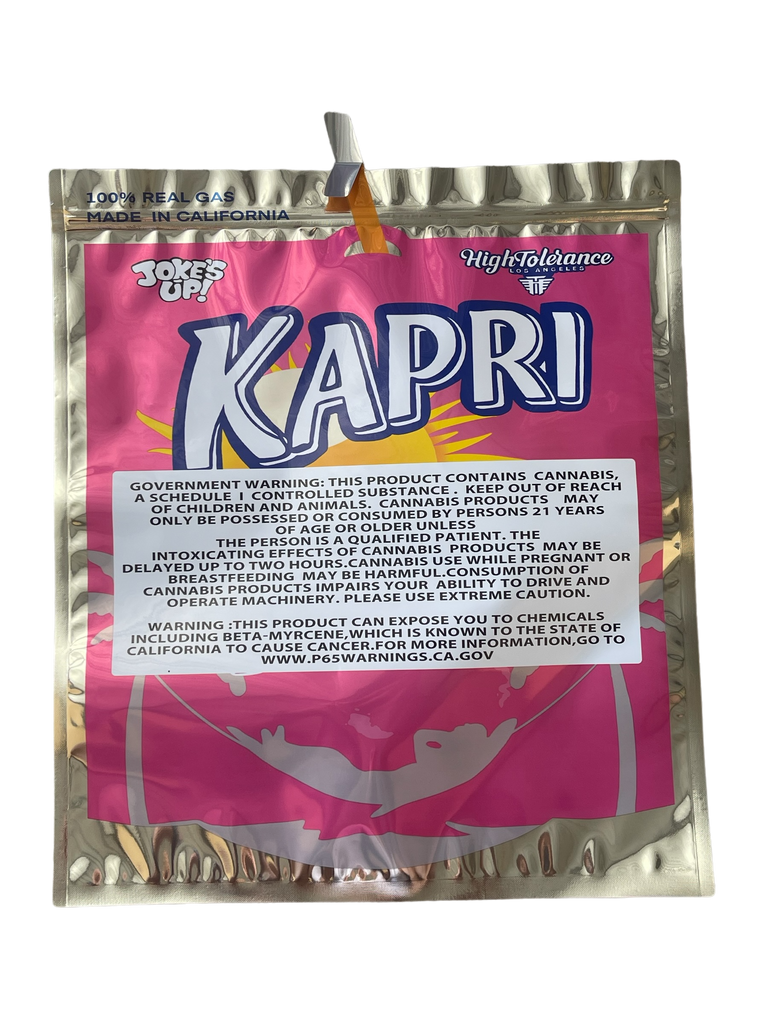 Kapri Pink Lemonade Mylar Bag (Large) 1 LBS - 16OZ (454g) High Tolerance- Jokes Up Pound Bag 