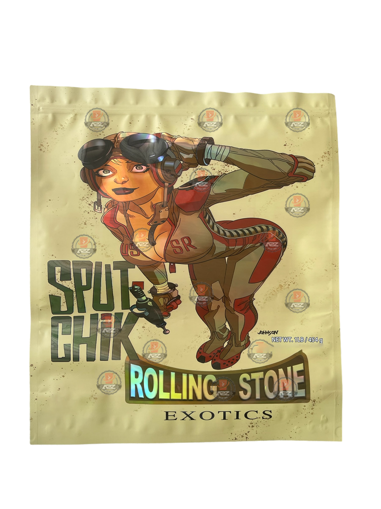 Sput Chik Mylar Bag (Large) 1 LBS - 16OZ (454g) Pound Bag Rolling Stone