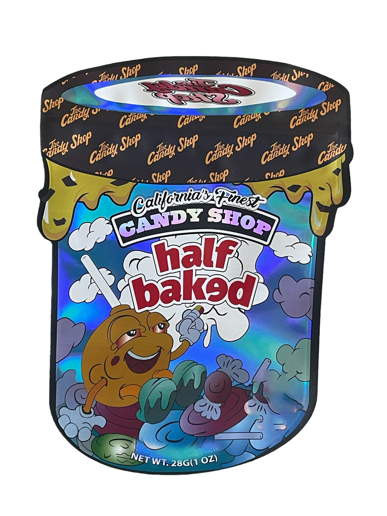 Candy Shop Half Baked Mylar Bag 1 OZ 28G (50 Count) The Candy Shop