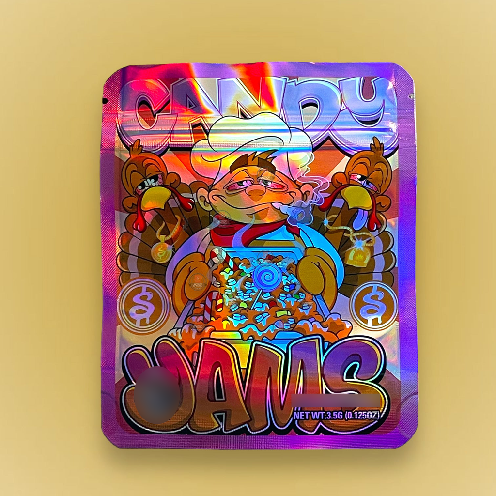 Candy Jams 3.5g Holographic- Sherb Money Packaging Only