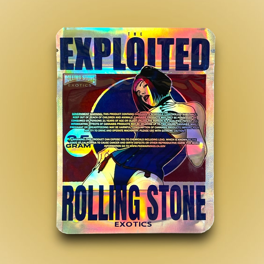 The Exploited 3.5G Mylar Bags-Rolling Stone Exotics