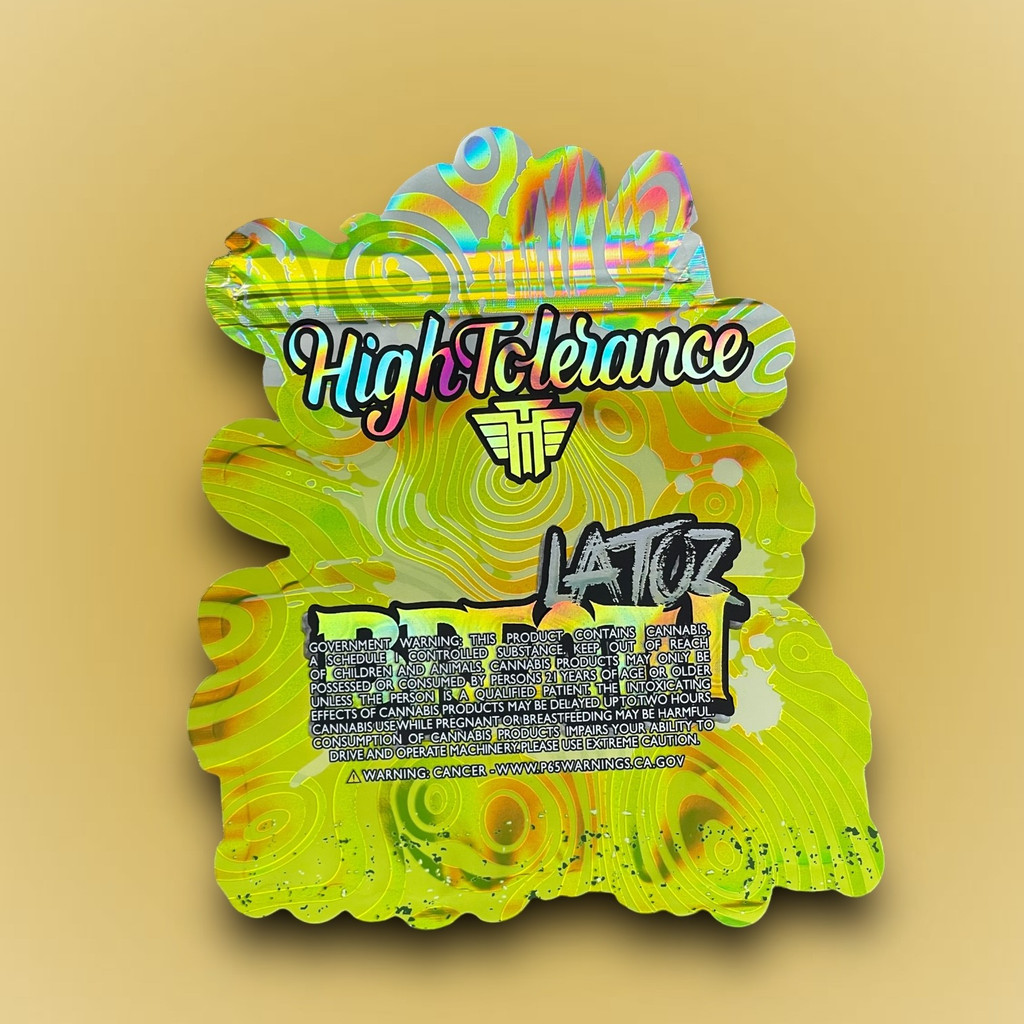 High Tolerance Latos Breath 3.5g Mylar Bag Holographic 